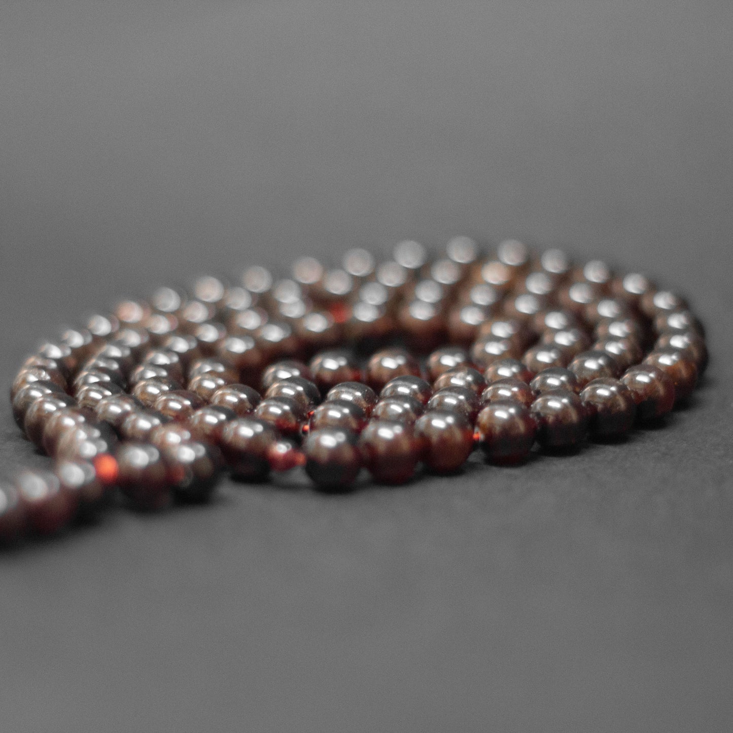 Garnet Rosary – 8mm - Aquarius Stones