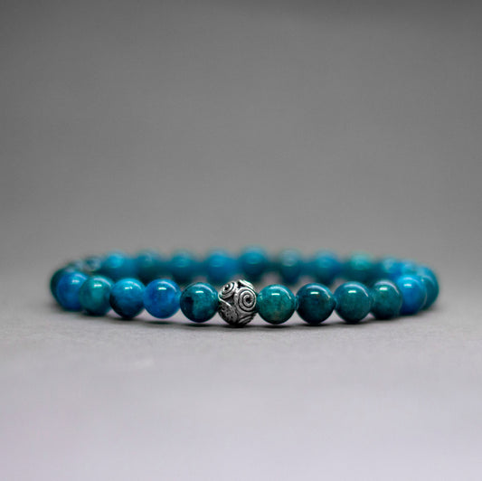 Apatite Bracelet – 8mm (Dark) - Aquarius Stones