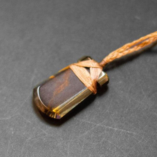 Black Tiger-Eye Toki Necklace