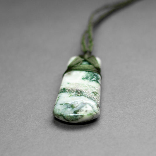 Tree Agate Toki Necklace - Aquarius Stones