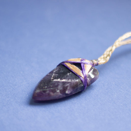 Amethyst Toki Necklace (Dark) - Aquarius Stones