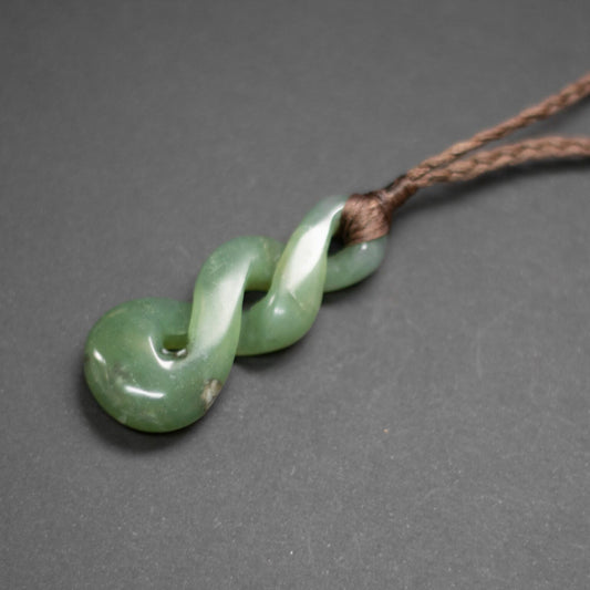 Jadite Pikorua Necklace - Aquarius Stones
