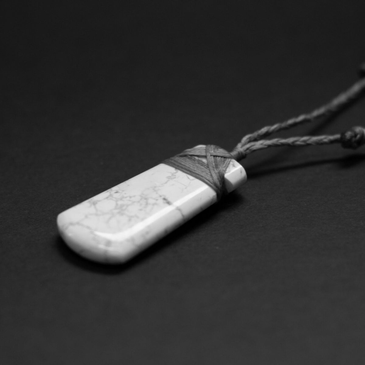 Howlite Toki Necklace - Aquarius Stones