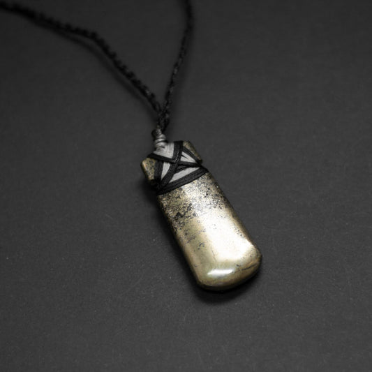 Pyrite Toki Necklace - Aquarius Stones