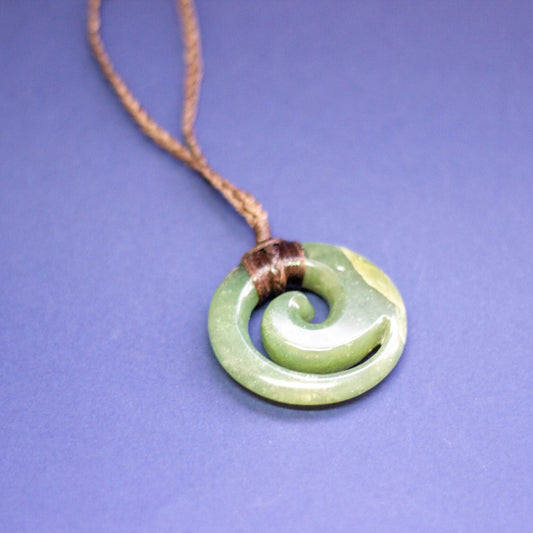 Jadite Kuro Necklace (Carved) - Aquarius Stones