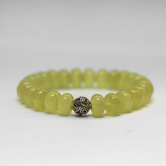 Jadite Bracelet – 10mm - Aquarius Stones