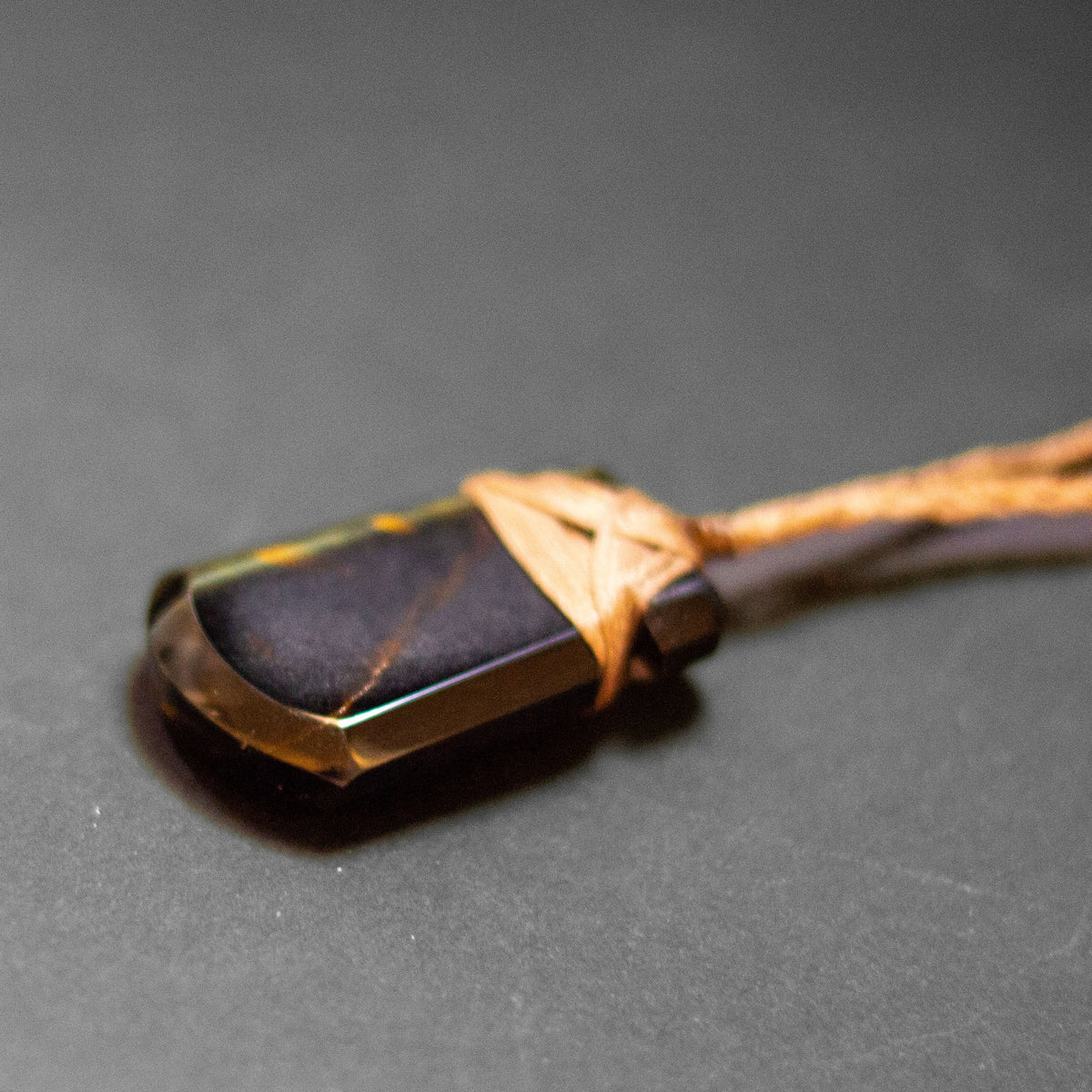 Black Tiger-Eye Toki Necklace