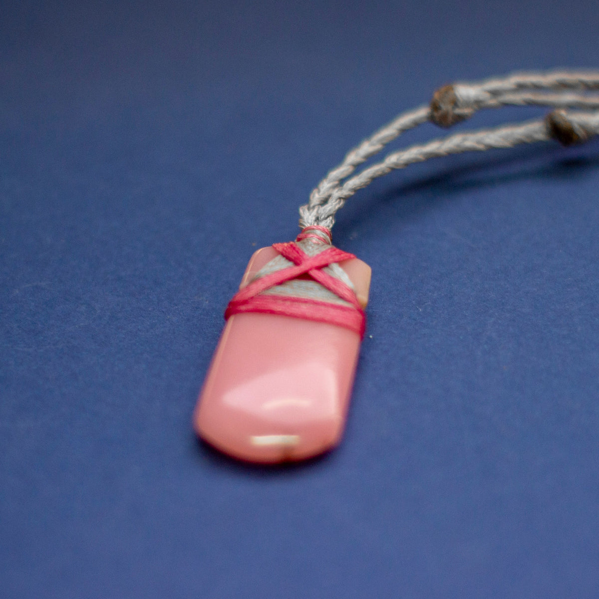 Pink Opal Toki Necklace (small) - Aquarius Stones