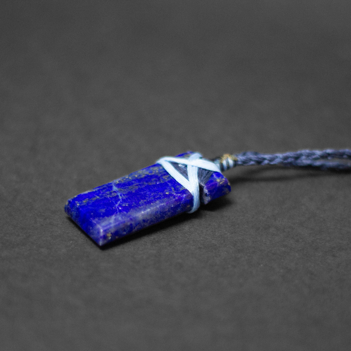 Lapis Lazuli Toki Necklace (medium) Grade AA - Aquarius Stones