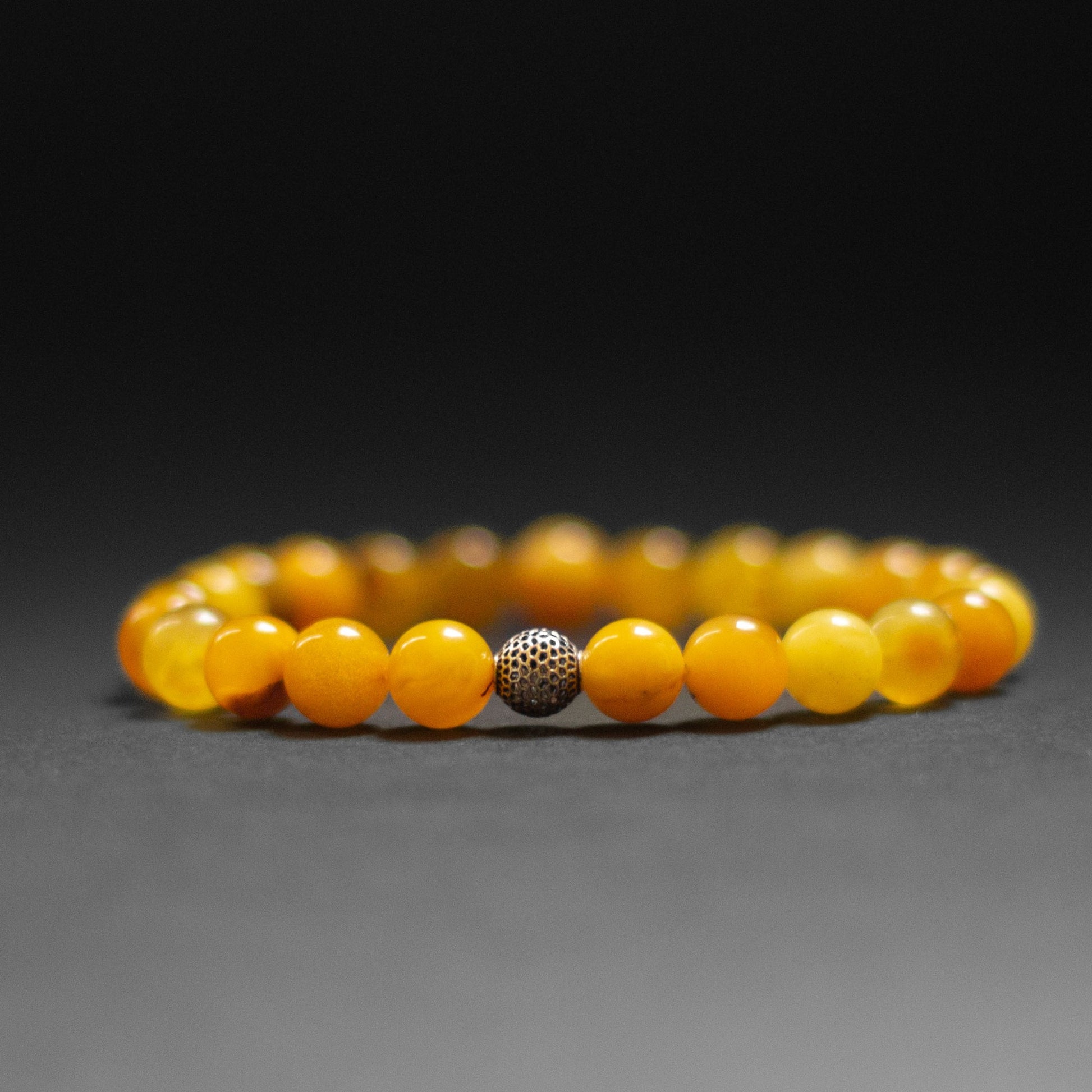 Amber Bracelet – 8mm - Aquarius Stones