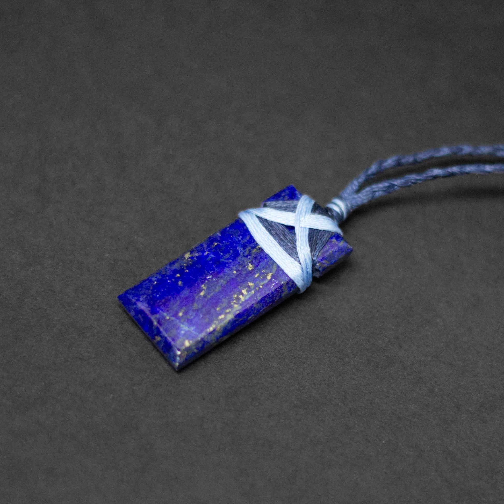 Lapis Lazuli Toki Necklace (medium) Grade AA - Aquarius Stones