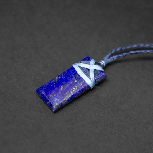 Lapis Lazuli Toki Necklace (medium) Grade AA - Aquarius Stones