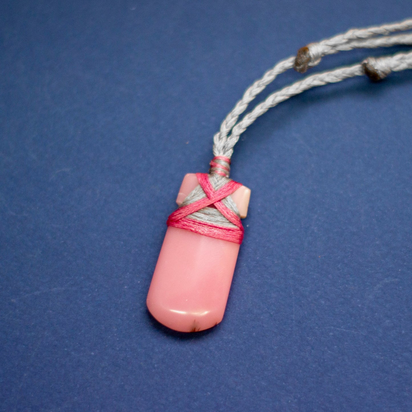 Pink Opal Toki Necklace (small) - Aquarius Stones