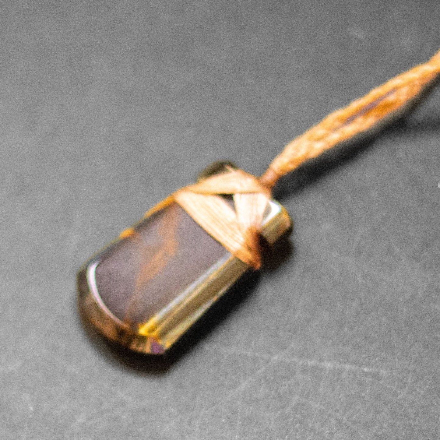Black Tiger-Eye Toki Necklace