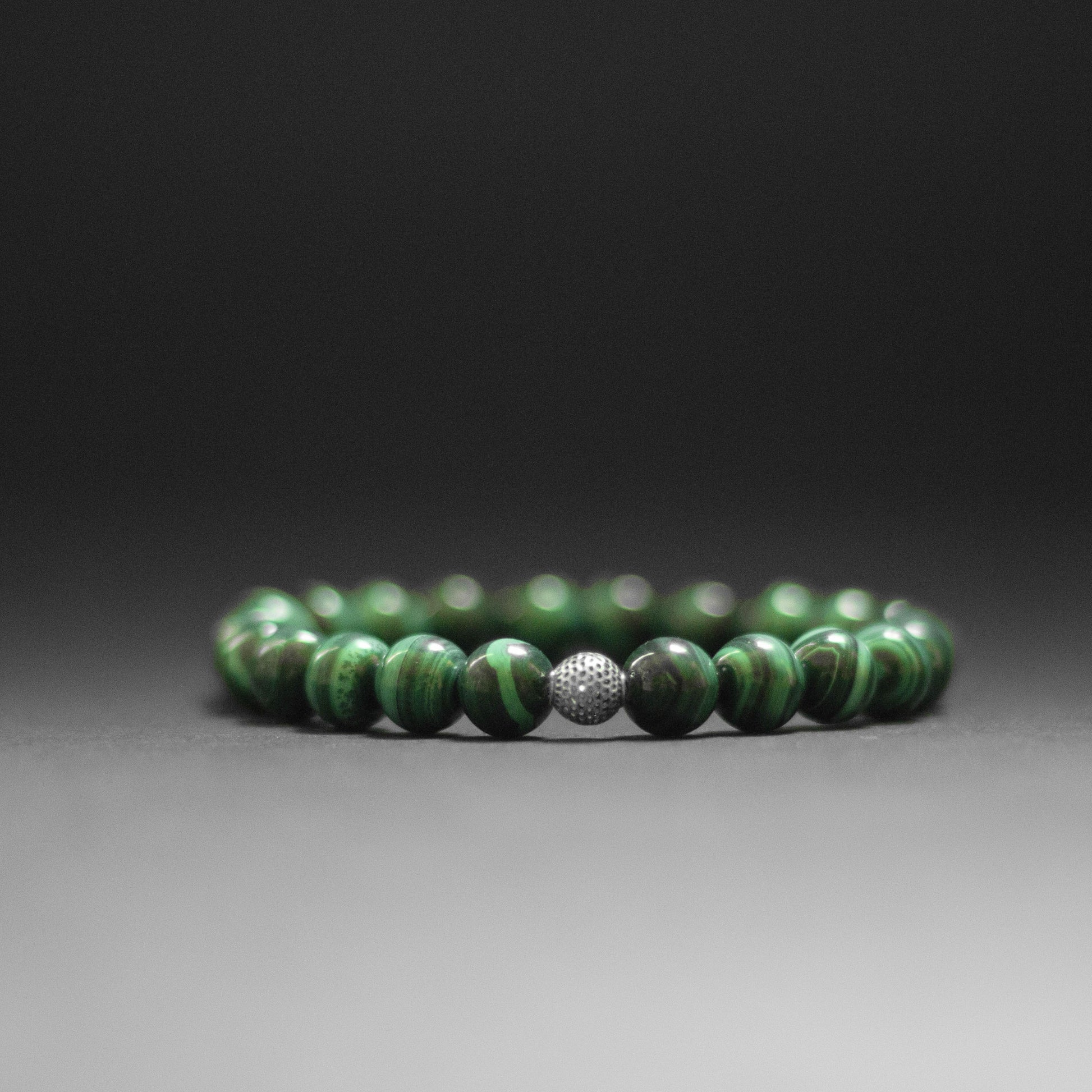Malachite Bracelet – 8mm - Aquarius Stones