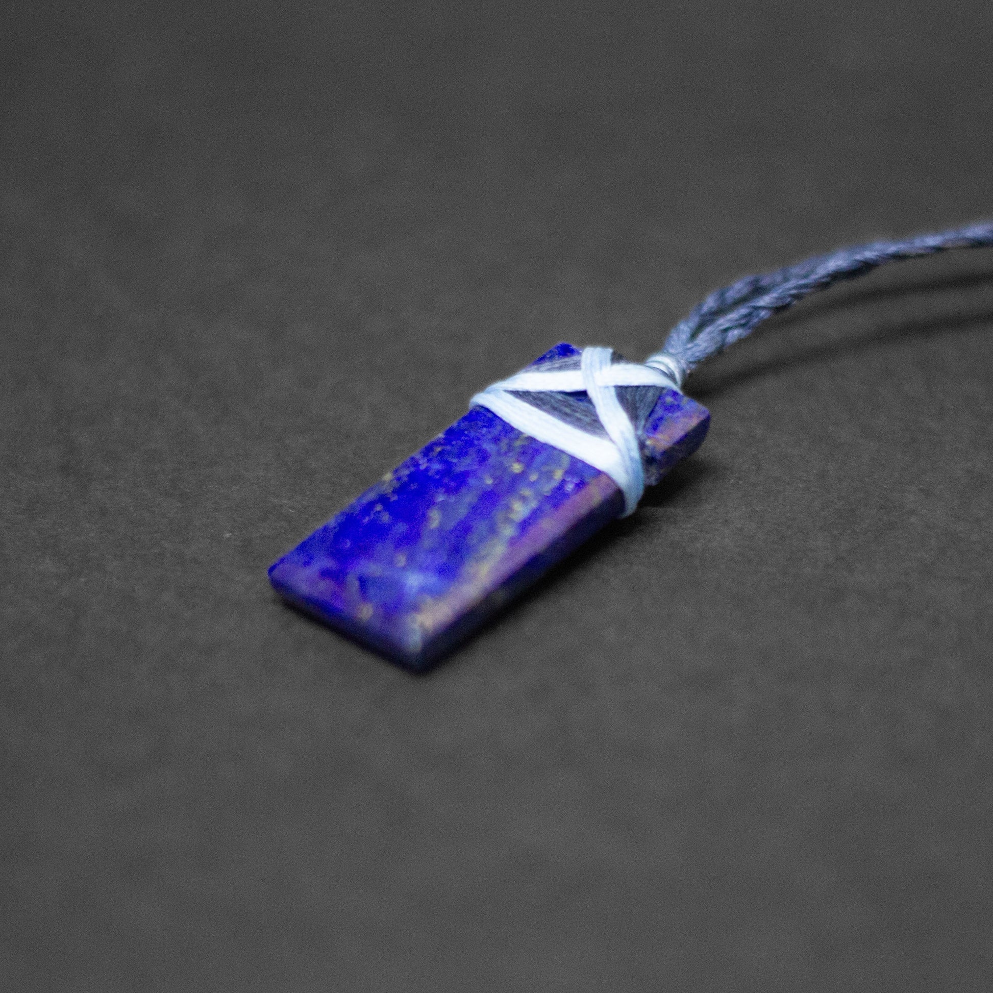 Lapis Lazuli Toki Necklace (medium) Grade AA - Aquarius Stones