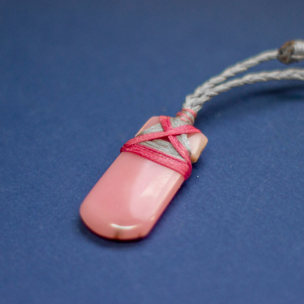 Pink Opal Toki Necklace (small) - Aquarius Stones