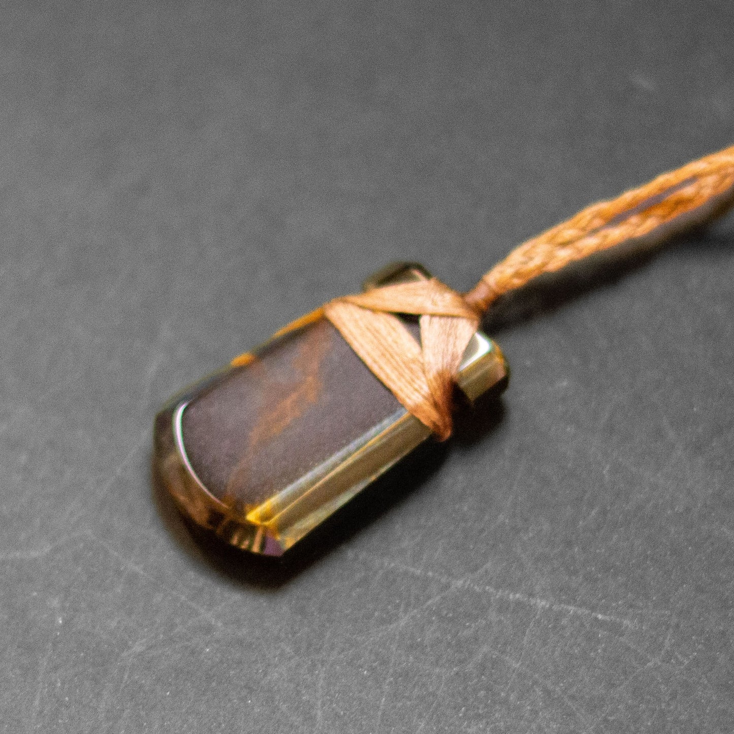Black Tiger-Eye Toki Necklace