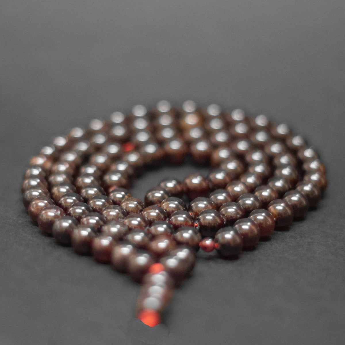 Garnet Rosary – 8mm - Aquarius Stones