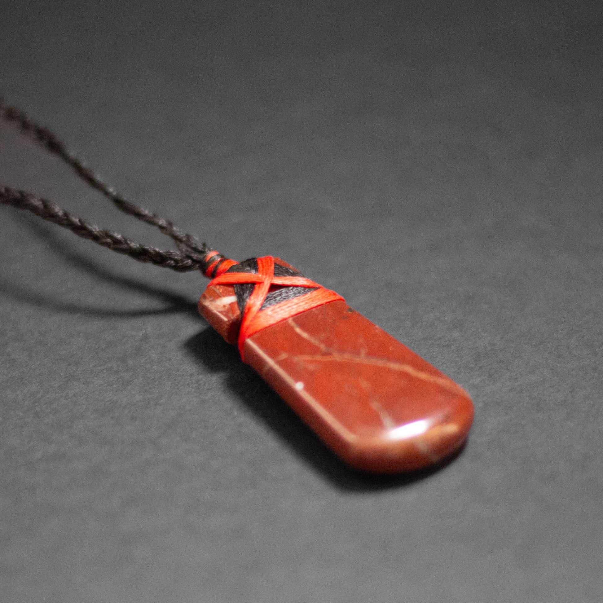 Red Jasper Toki Necklace - Aquarius Stones