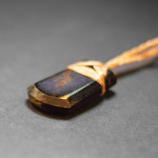 Black Tiger-Eye Toki Necklace