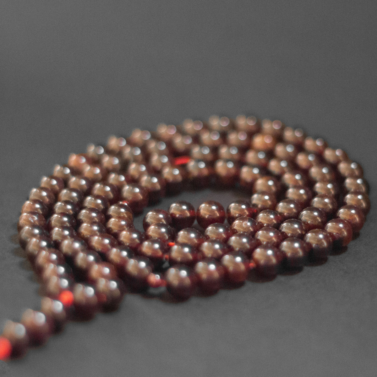 Garnet Rosary – 8mm - Aquarius Stones
